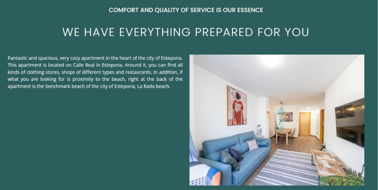 Beach Side Apartment -埃斯特波纳 外观 照片